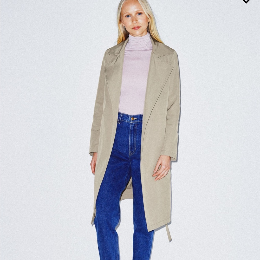American Apparel Trench Coat (New)